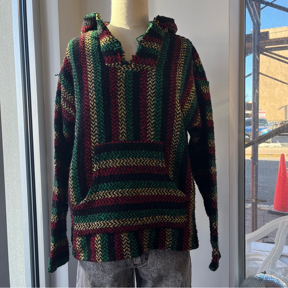 Baja Joe Rasta Drug Rug Pullover - Picture 3 of 7